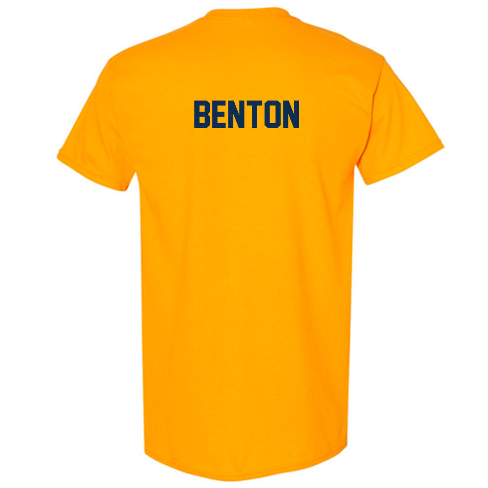 UTC - NCAA Wrestling : Nicholas Benton - Gold Fashion Short Sleeve T-Shirt