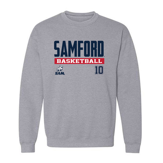 Samford - NCAA Men's Basketball : Garrett Hicks - Crewneck Sweatshirt Classic Fashion Shersey