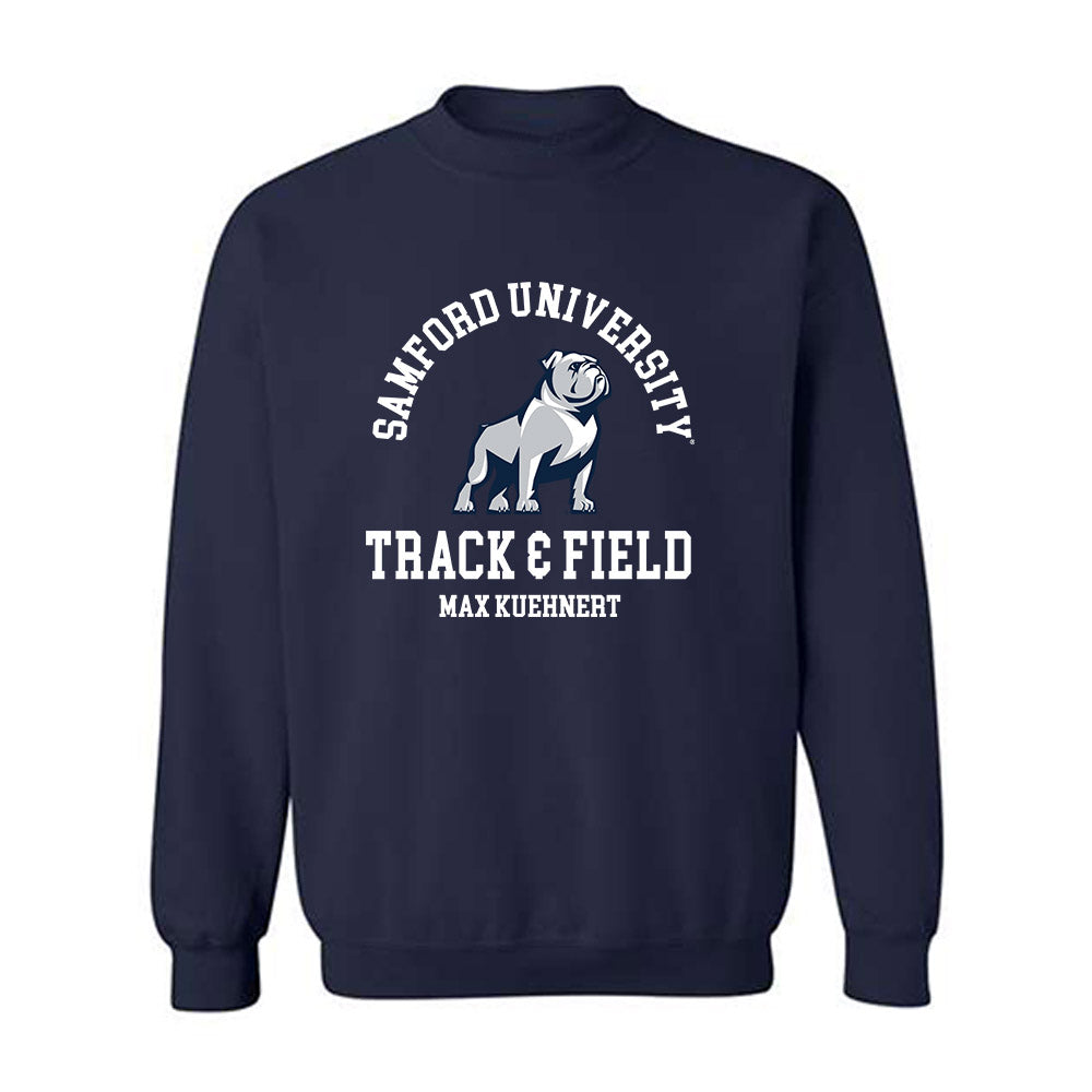 Samford - NCAA Men's Track & Field : Max Kuehnert - Crewneck Sweatshirt Classic Fashion Shersey