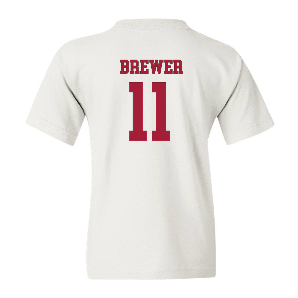 Alabama - NCAA Women's Soccer : Cali Brewer - Youth T-Shirt Replica Shersey