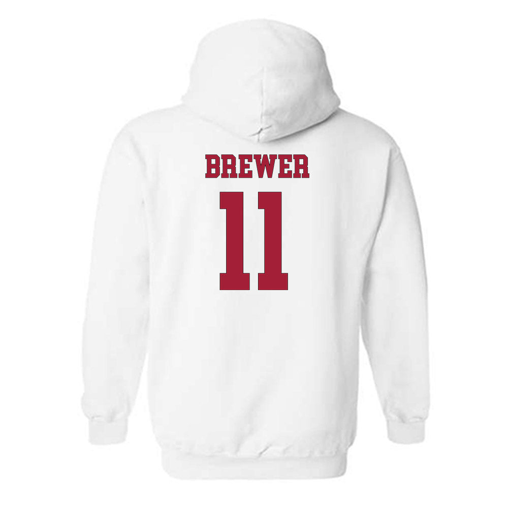 Alabama - NCAA Women's Soccer : Cali Brewer - Hooded Sweatshirt Replica Shersey