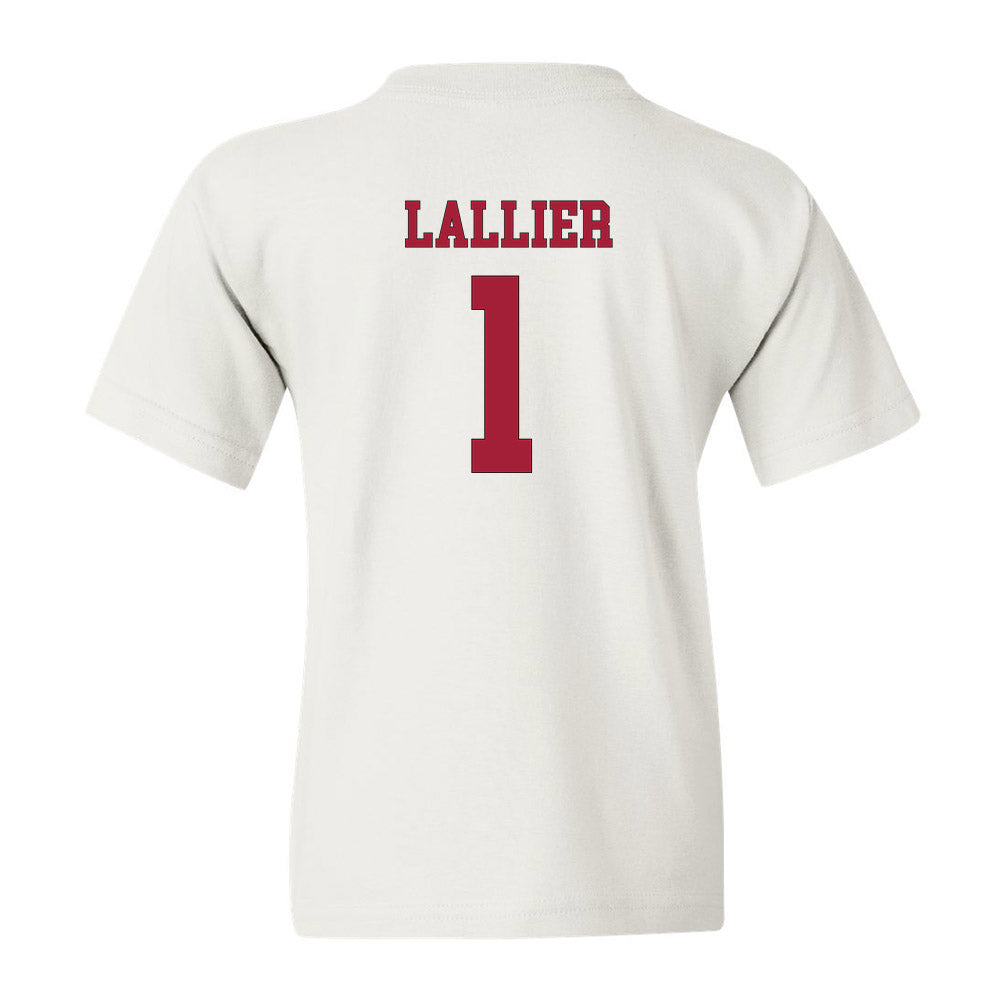 Alabama - NCAA Women's Soccer : Coralie Lallier - Youth T-Shirt Replica Shersey