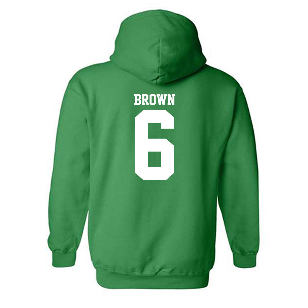 North Texas - NCAA Women's Soccer : Summer Brown - Classic Shersey Hooded Sweatshirt