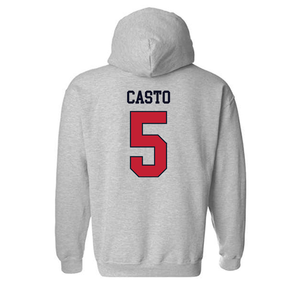 St. Johns - NCAA Softball : Natalie Casto - Hooded Sweatshirt Classic Shersey