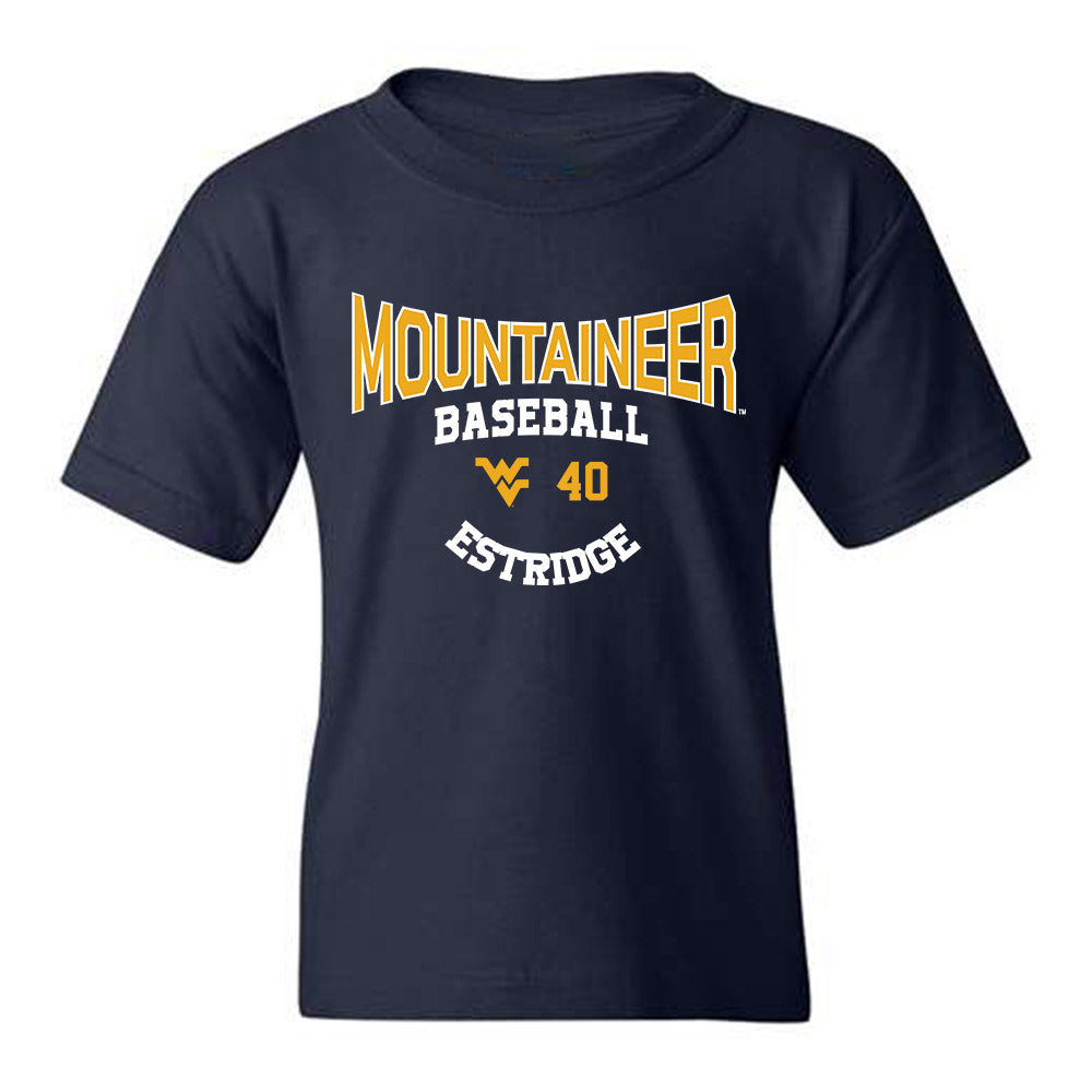 West Virginia - NCAA Baseball : Carson Estridge - Youth T-Shirt Classic Fashion Shersey