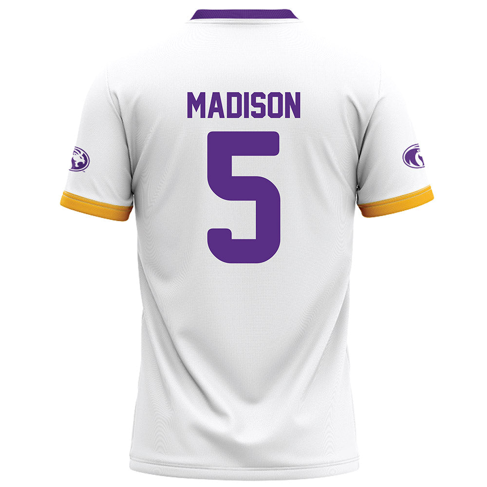 North Alabama - NCAA Football : Ryan Madison - White Football Jersey