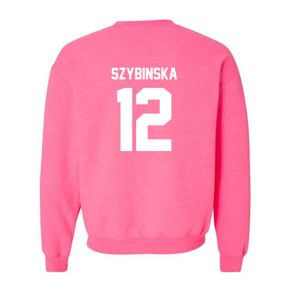 NSU - NCAA Women's Volleyball : Natalia Szybinska - Crewneck Sweatshirt Pink Classic Shersey