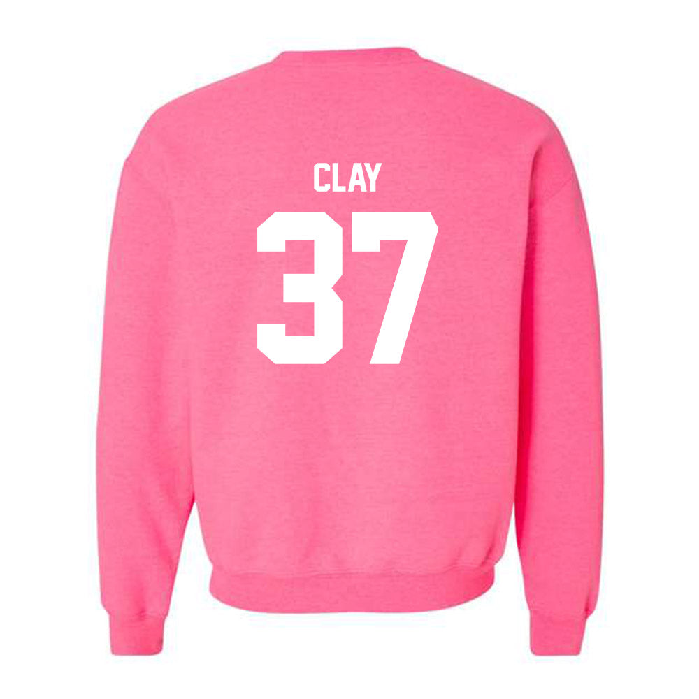NSU - NCAA Football : Blake Clay - Crewneck Sweatshirt Pink Classic Shersey