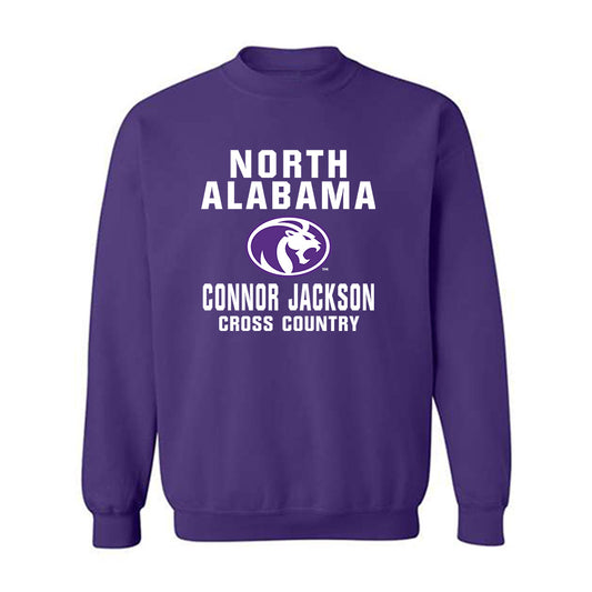 North Alabama - NCAA Men's Cross Country : Connor Jackson - Crewneck Sweatshirt Classic Shersey