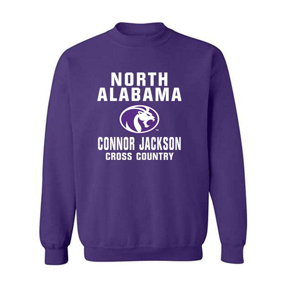 North Alabama - NCAA Men's Cross Country : Connor Jackson - Crewneck Sweatshirt Classic Shersey