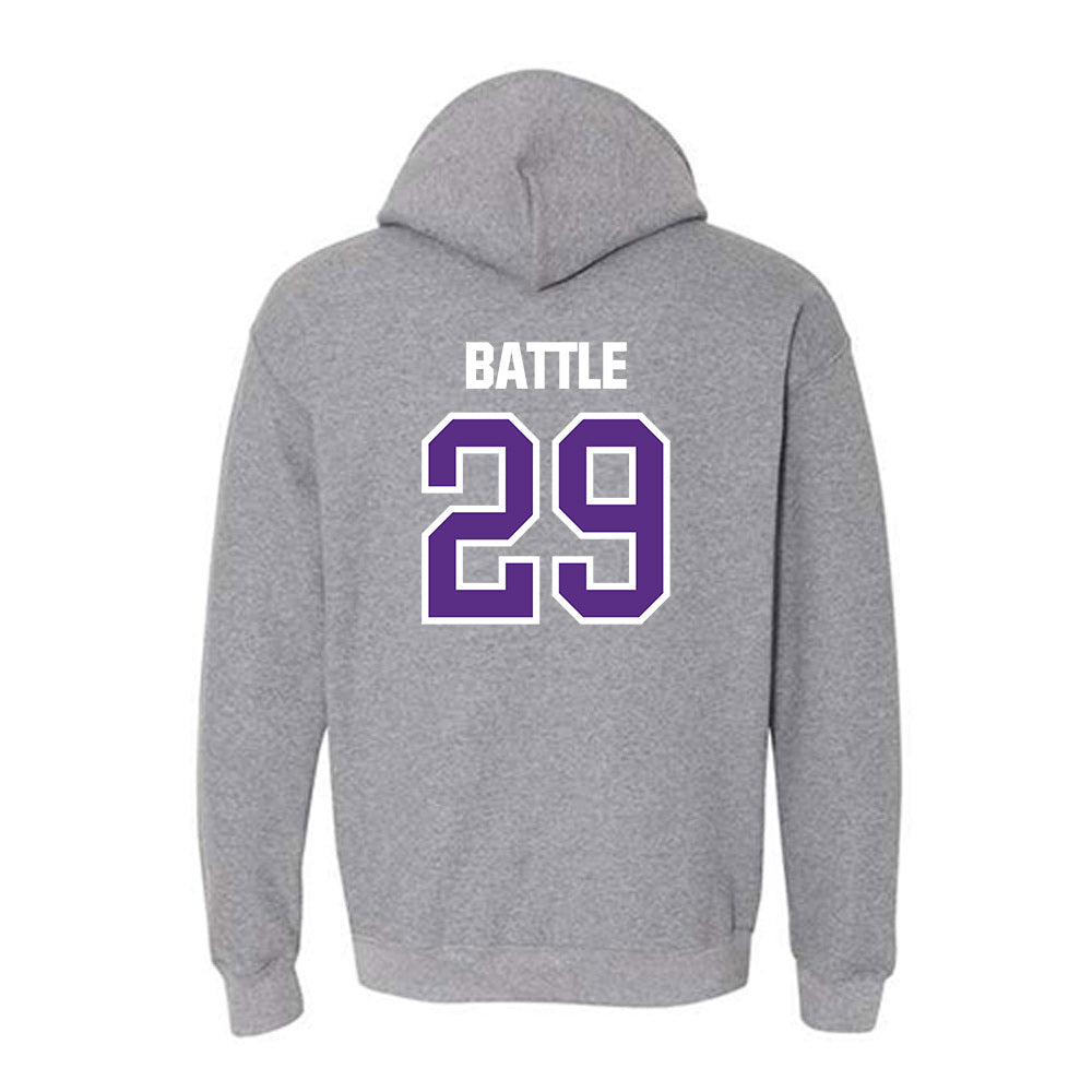 North Alabama - NCAA Baseball : Justin Battle - Hooded Sweatshirt Classic Shersey