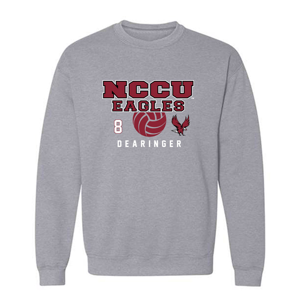 NCCU - NCAA Women's Volleyball : Arabella Dearinger - Crewneck Sweatshirt Classic Fashion Shersey