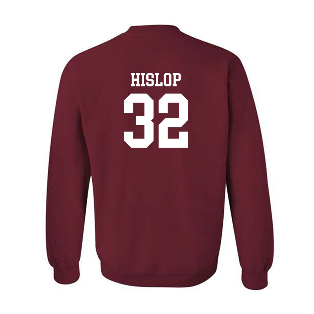 UMass - NCAA Women's Soccer : Nia Hislop - Garnet Classic Shersey Sweatshirt
