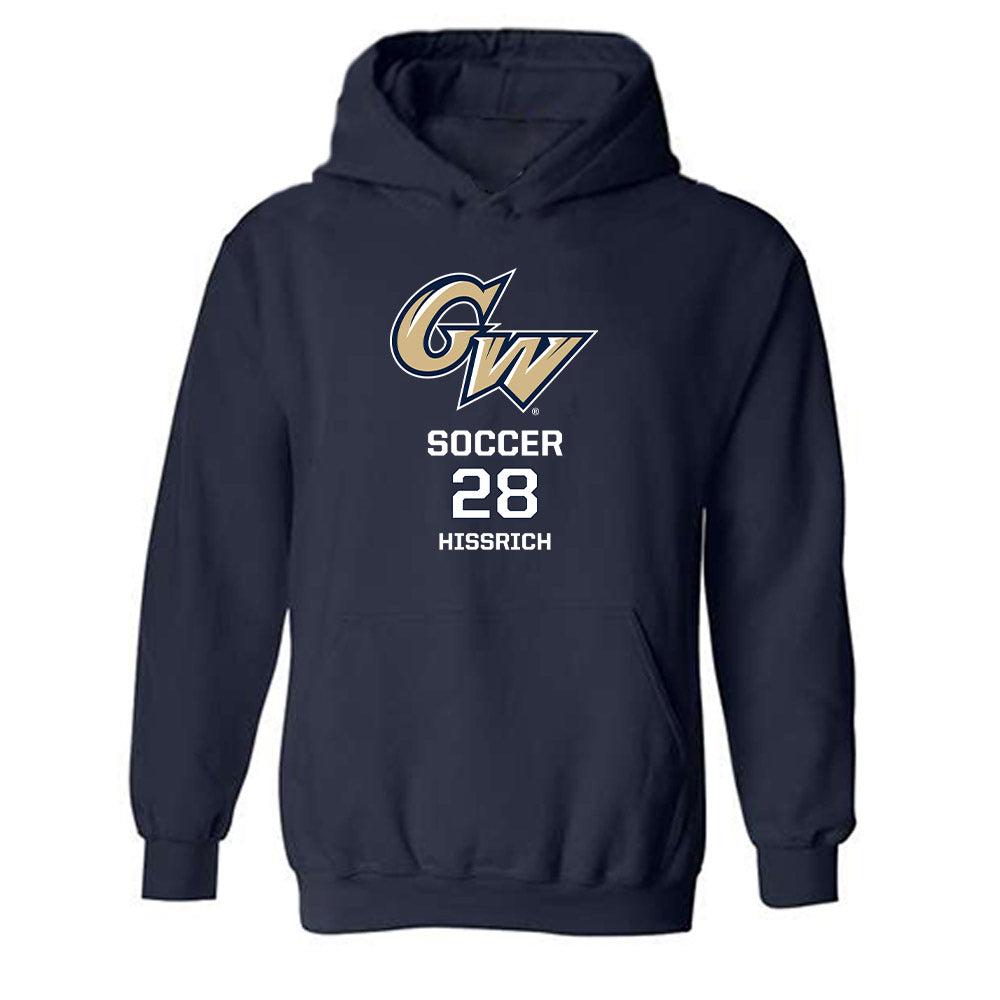 GWU - NCAA Men's Soccer : Benjamin Hissrich - Hooded Sweatshirt Classic Fashion Shersey