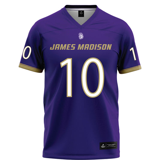 JMU - NCAA Football : Jalen Green - Purple Football Jersey