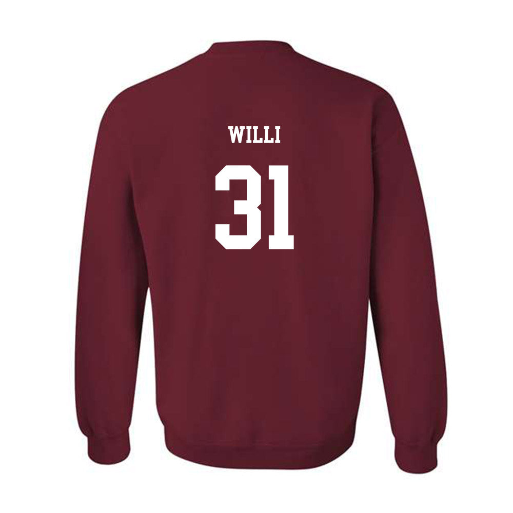 UMass - NCAA Baseball : Marc Willi - Crewneck Sweatshirt Classic Fashion Shersey