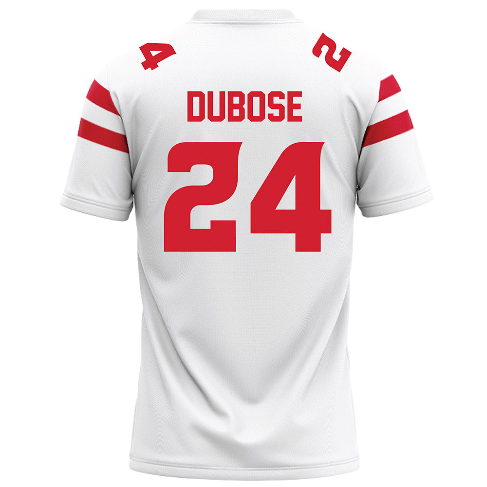 Louisiana - NCAA Football : Lorenzell Dubose - White Jersey