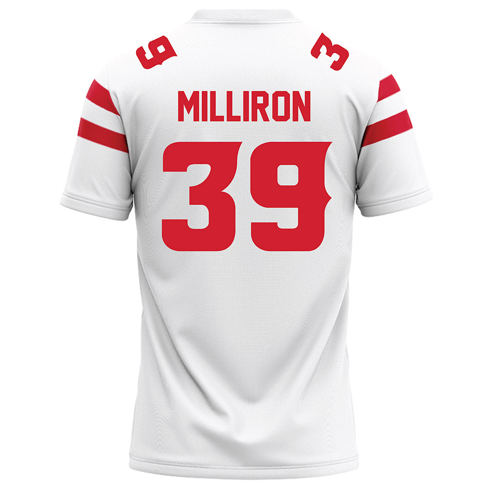 Louisiana - NCAA Football : Carter Milliron - White Football Jersey
