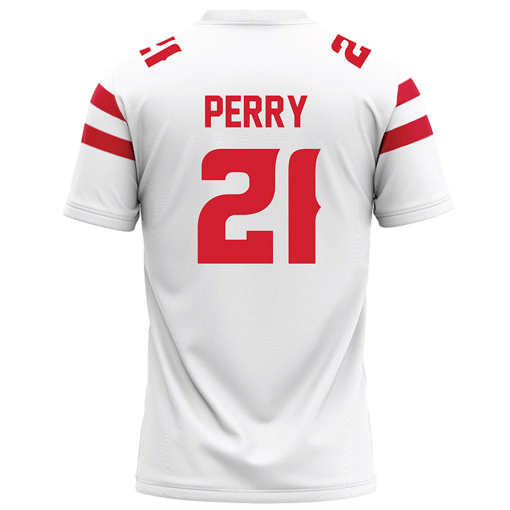 Louisiana - NCAA Football : Zylan Perry - White Football Jersey