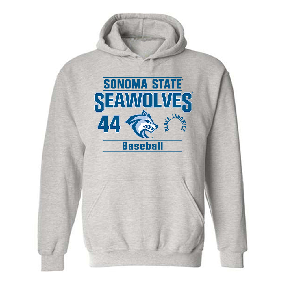 SSU - NCAA Baseball : Blake Janowicz - Hooded Sweatshirt Classic Fashion Shersey