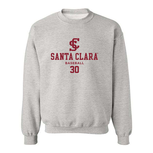 SCU - NCAA Baseball : Bryce Padilla - Crewneck Sweatshirt Classic Fashion Shersey