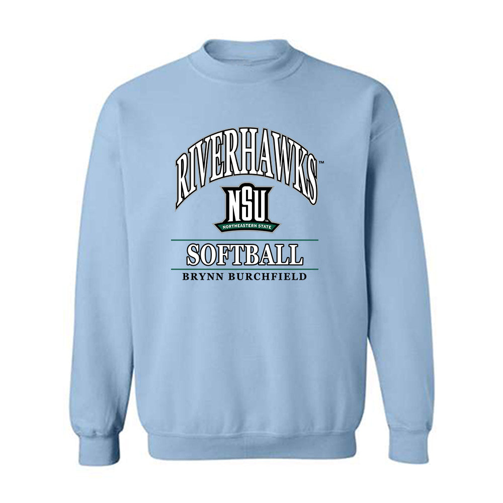 Northeastern State - NCAA Softball : Brynn Burchfield - Crewneck Sweatshirt Classic Fashion Shersey