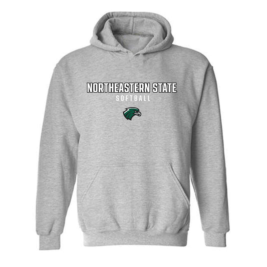 Northeastern State - NCAA Softball : Brynn Burchfield - Hooded Sweatshirt Classic Shersey