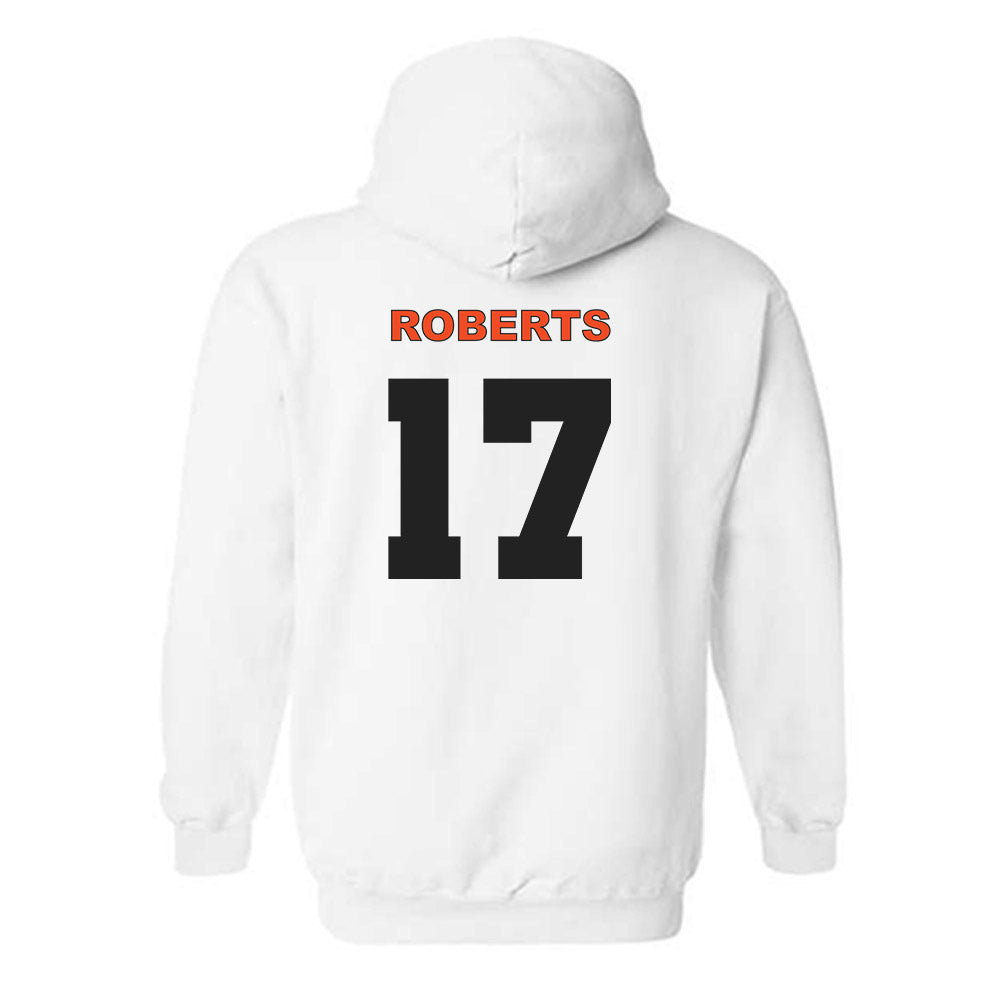 Campbell - NCAA Baseball : Jackson Roberts - Hooded Sweatshirt Classic Shersey