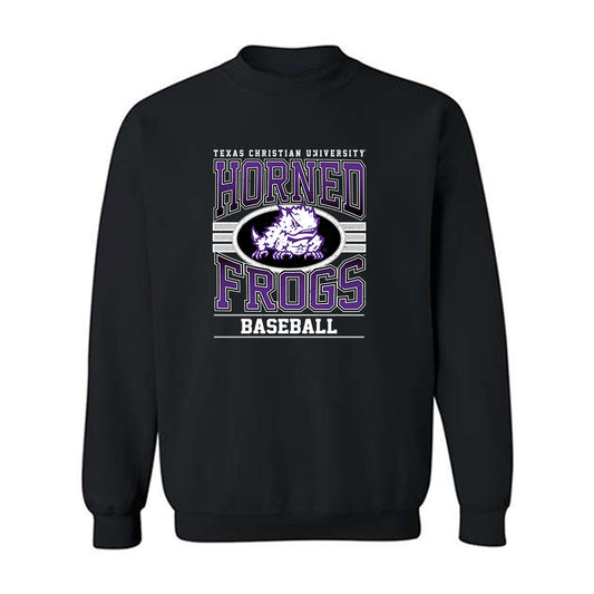 TCU - NCAA Baseball : Logan Maxwell - Crewneck Sweatshirt Classic Fashion Shersey