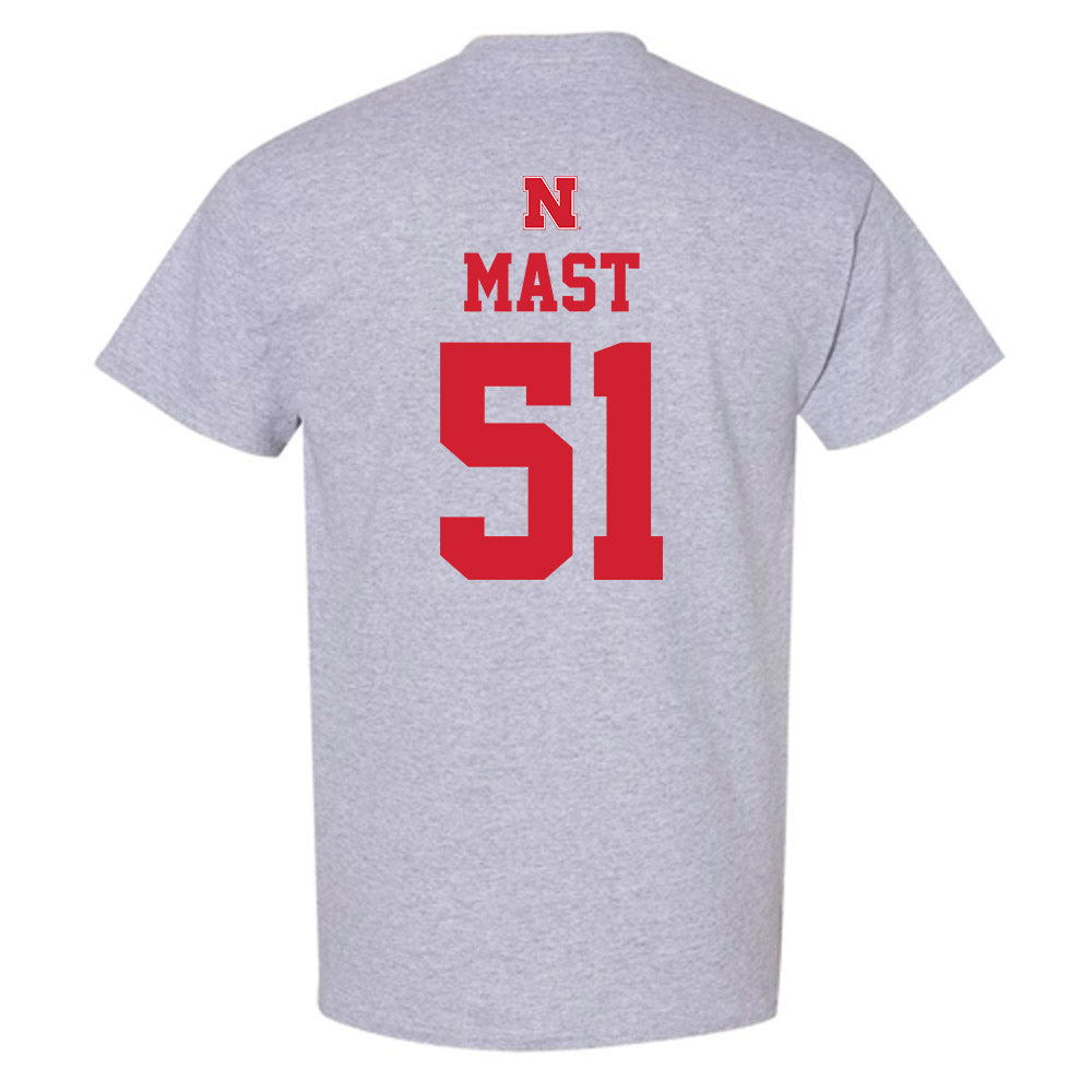 Nebraska - NCAA Men's Basketball : Rienk Mast - T-Shirt Sports Shersey