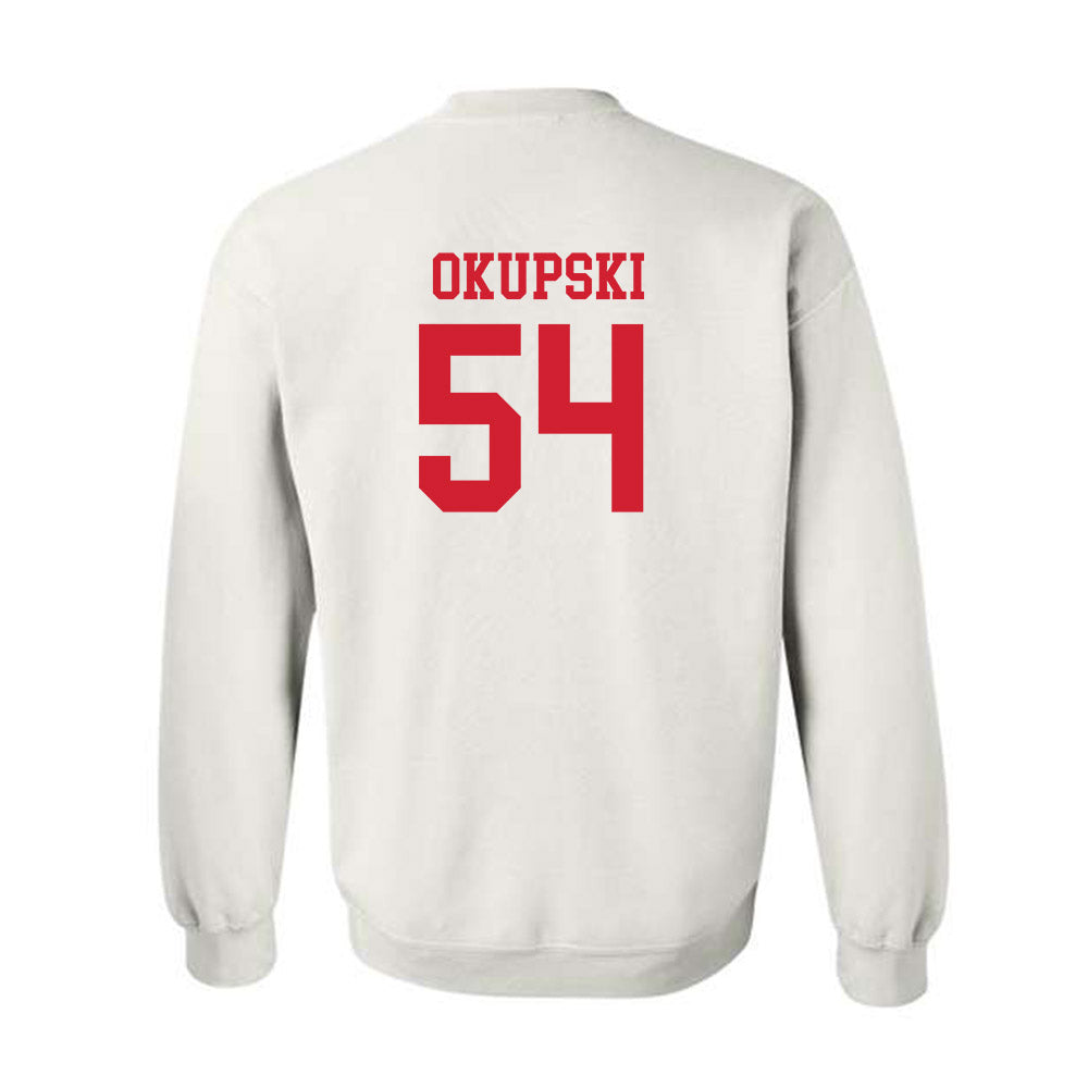 Fairfield - NCAA Men's Lacrosse : Luke Okupski - Crewneck Sweatshirt Classic Shersey