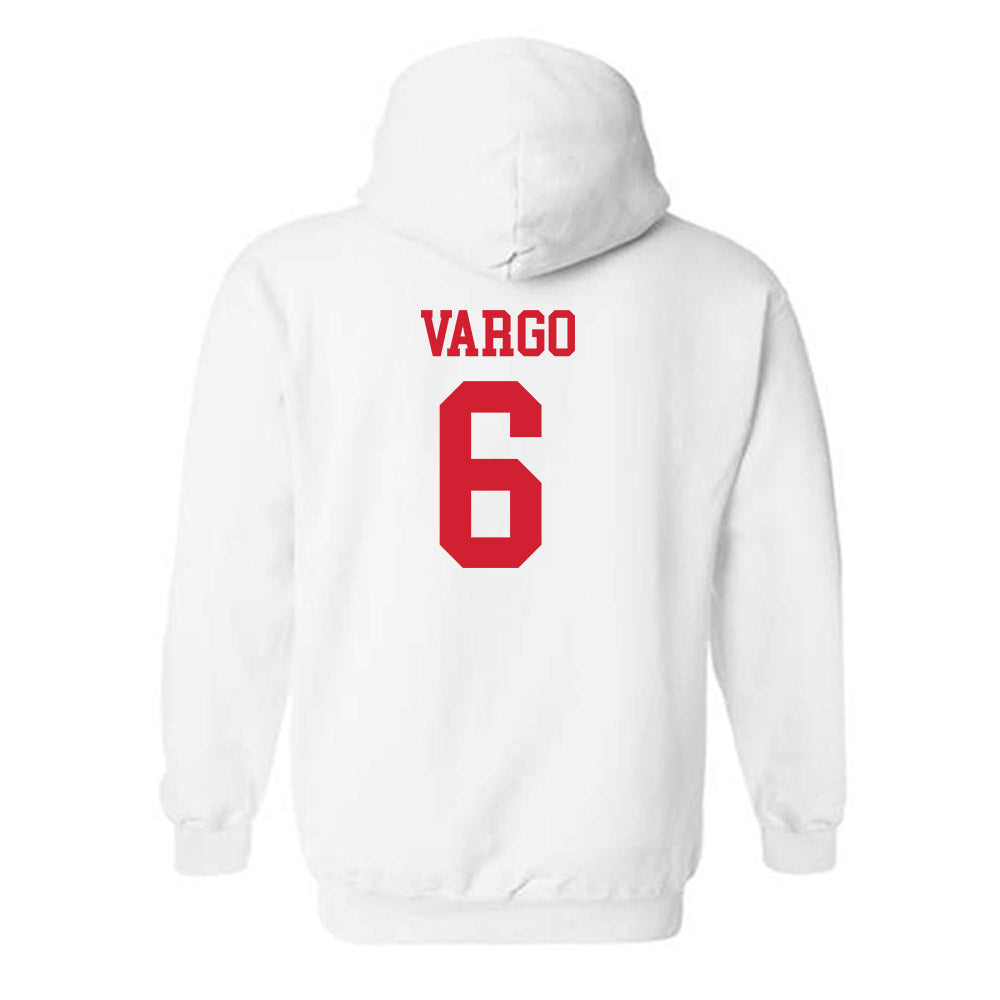Fairfield - NCAA Women's Volleyball : Monica Vargo - Hooded Sweatshirt Classic Shersey