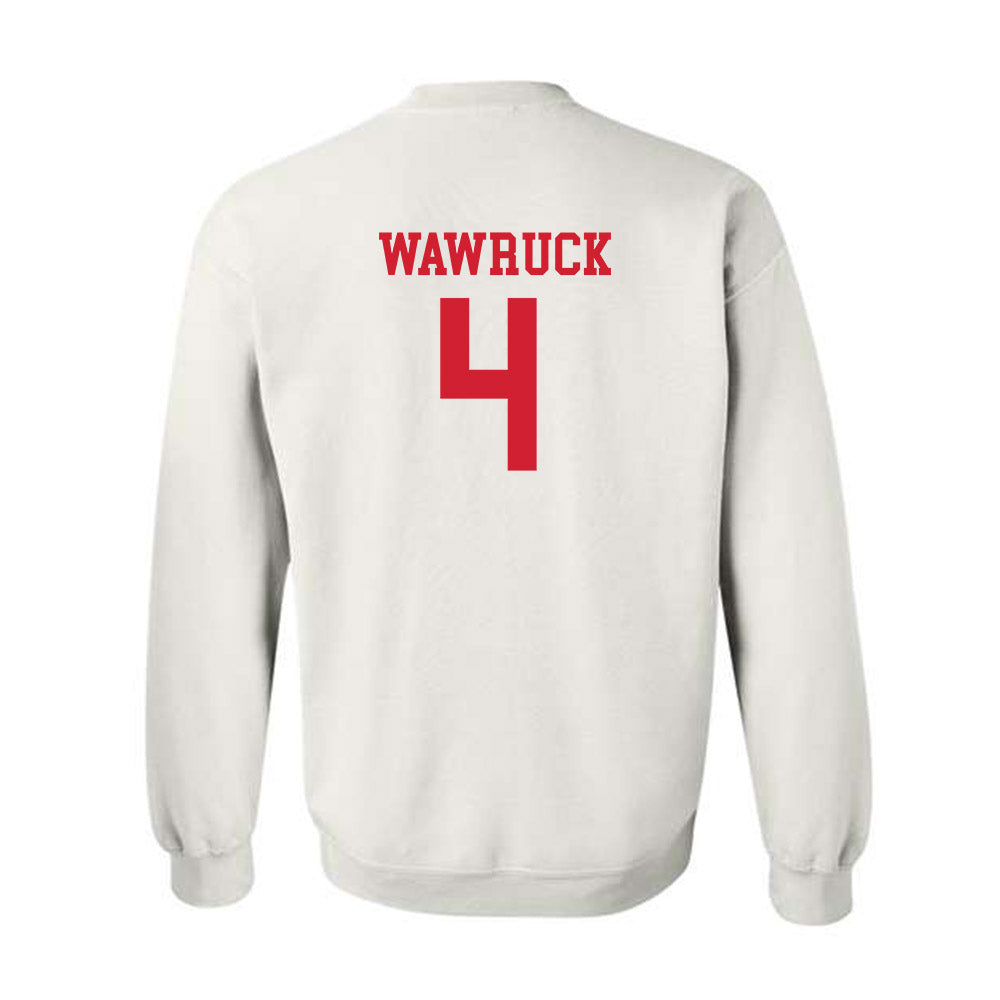 Fairfield - NCAA Baseball : Payten Wawruck - Crewneck Sweatshirt Classic Shersey