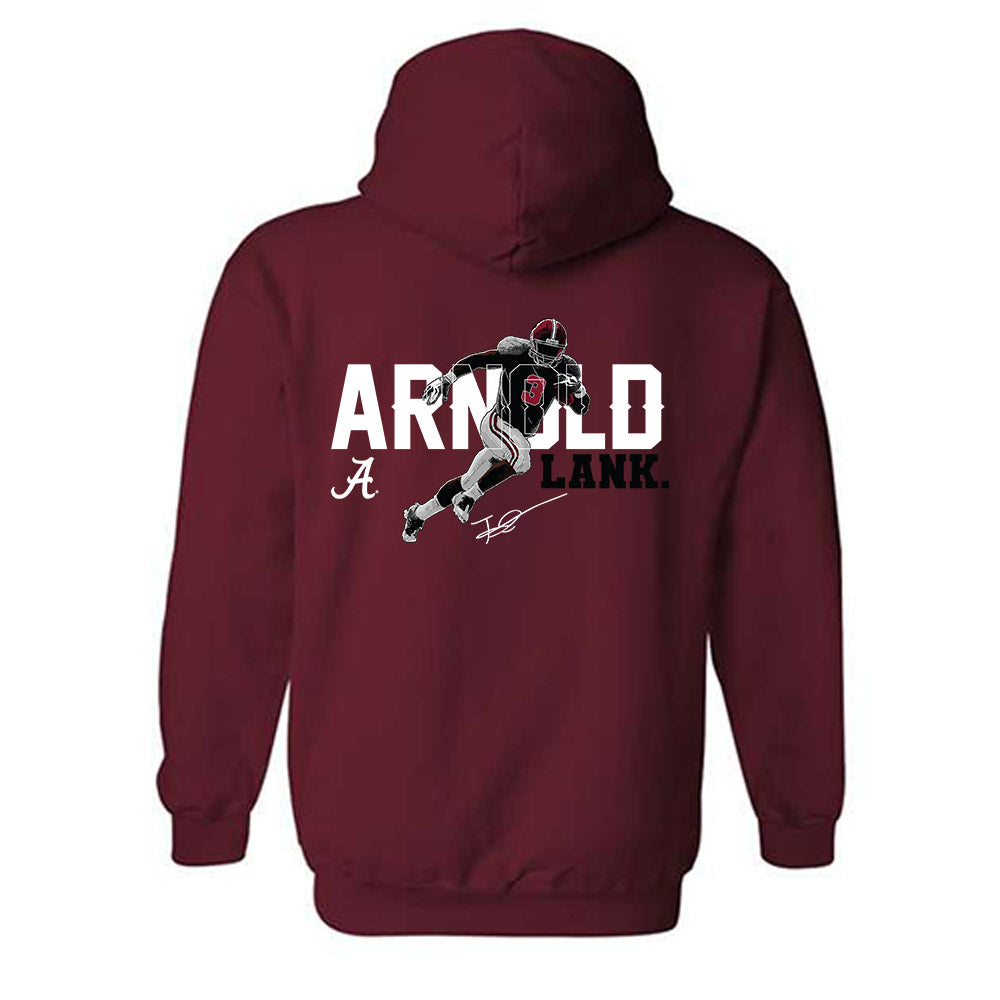 LANK™ LET ALL NAYSAYERS KNOW™ - NCAA Football : Terrion Arnold - Individual Caricature Hooded Sweatshirt