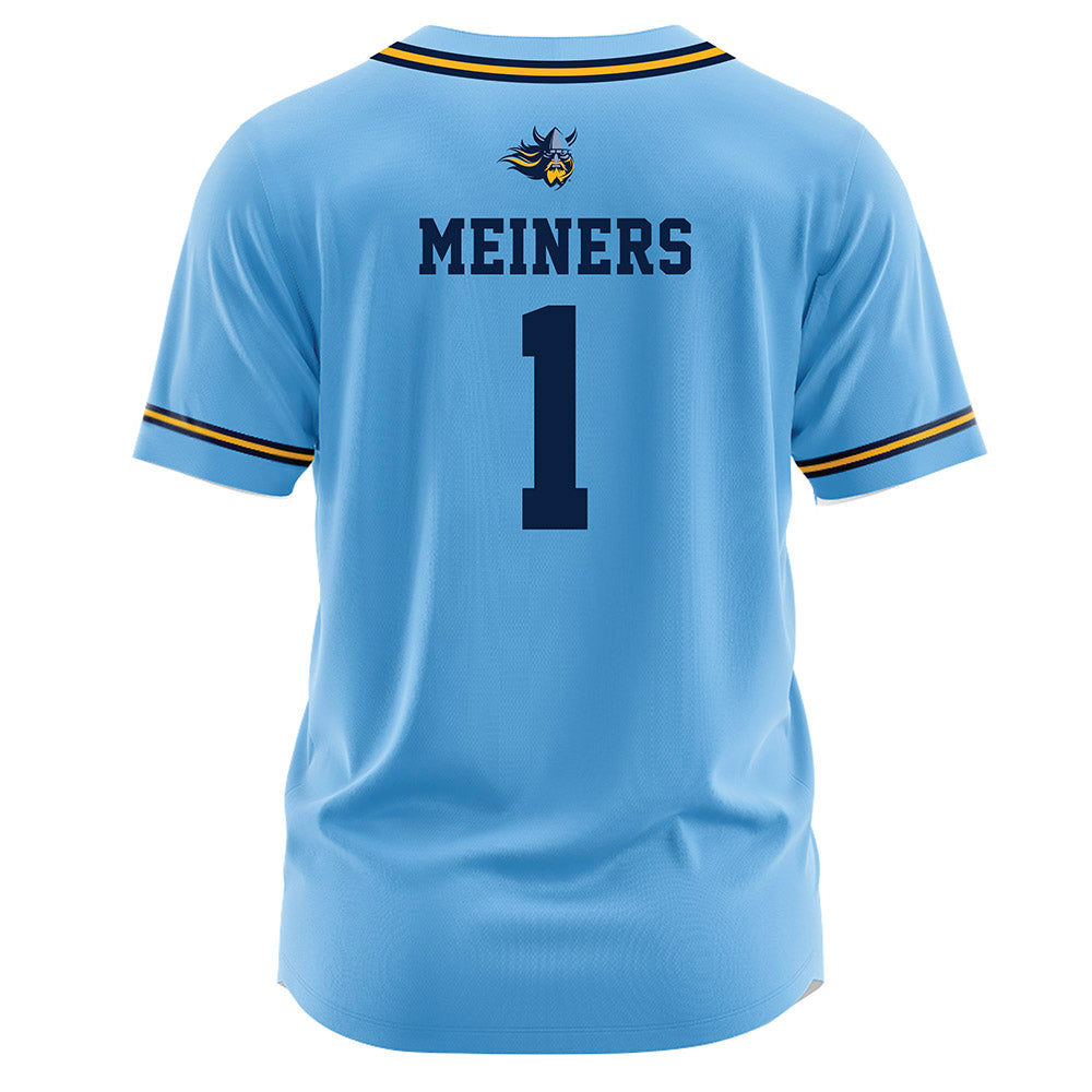 AU - NCAA Baseball : Tate Meiners - Baseball Jersey Blue