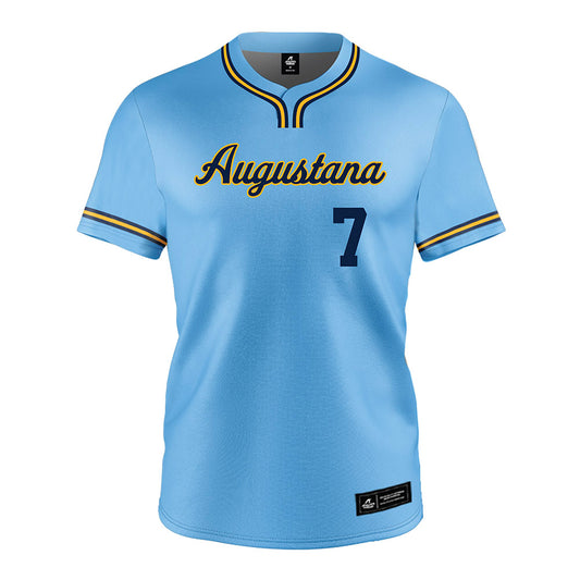 AU - NCAA Baseball : Spencer Marenco - Baseball Jersey Blue