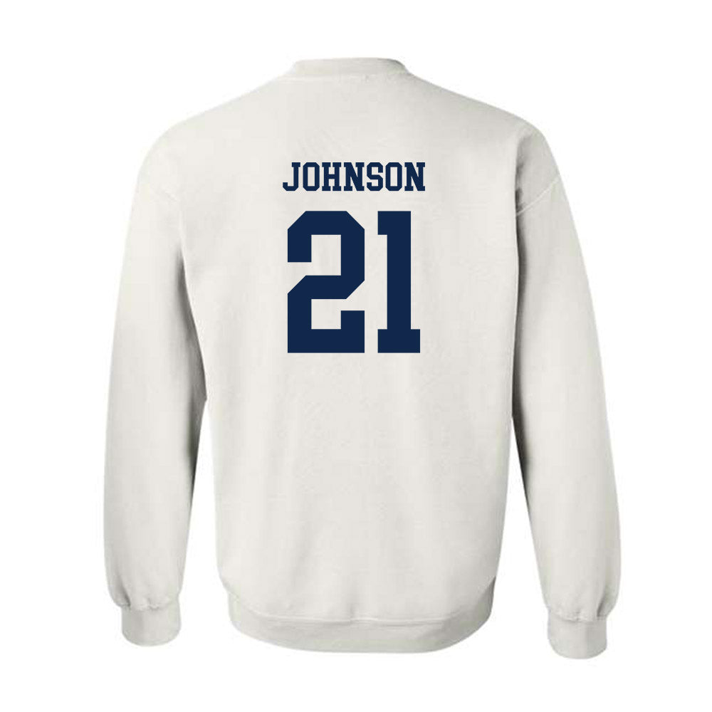 Virginia - NCAA Women's Basketball : Kymora Johnson - Crewneck Sweatshirt Classic Shersey