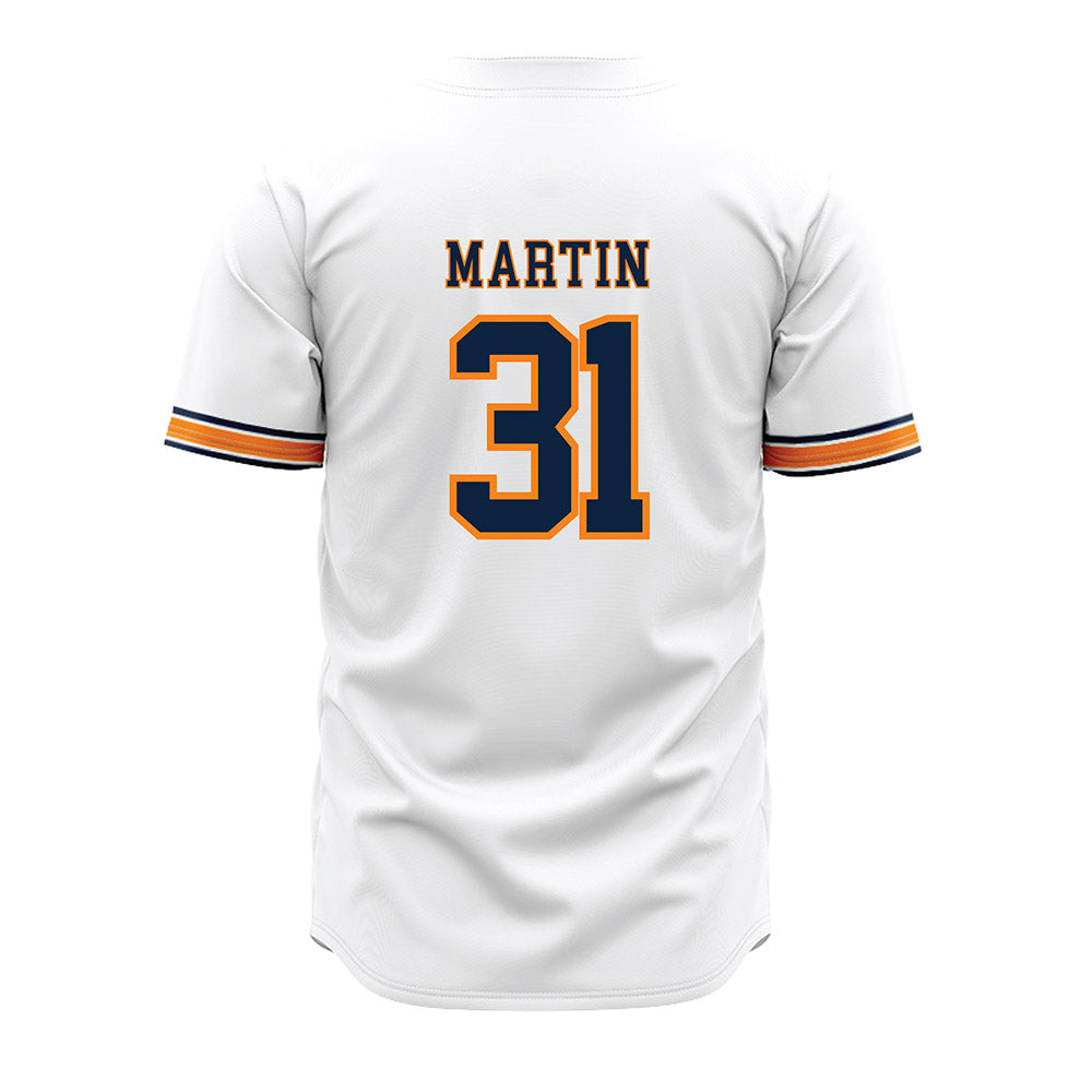 UT Martin - NCAA Baseball : Eli Martin - Baseball Jersey White