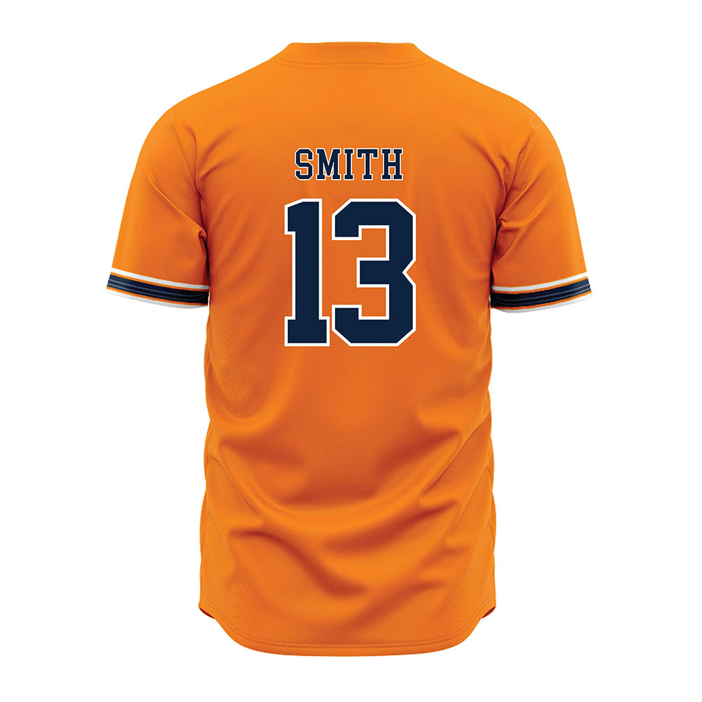 UT Martin - NCAA Baseball : Cole Smith - Orange Baseball Jersey