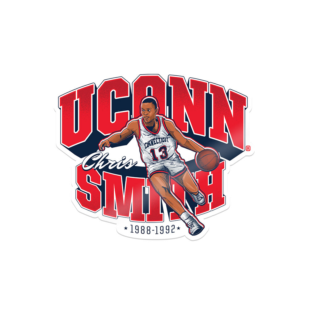 UConn - Men's Basketball Legends : Chris Smith - Stickers Individual Caricature