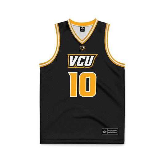 VCU - NCAA Men's Basketball : Toibu Lawal - Basketball Jersey Black