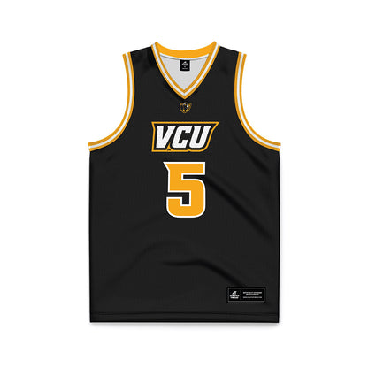 VCU - NCAA Men's Basketball : Alphonzo Billups - Basketball Jersey Black