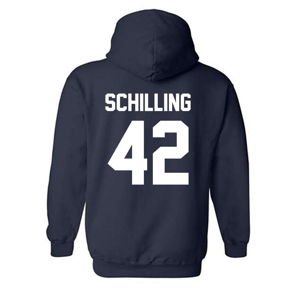 AU - NCAA Baseball : Cory Schilling - Hooded Sweatshirt Classic Shersey