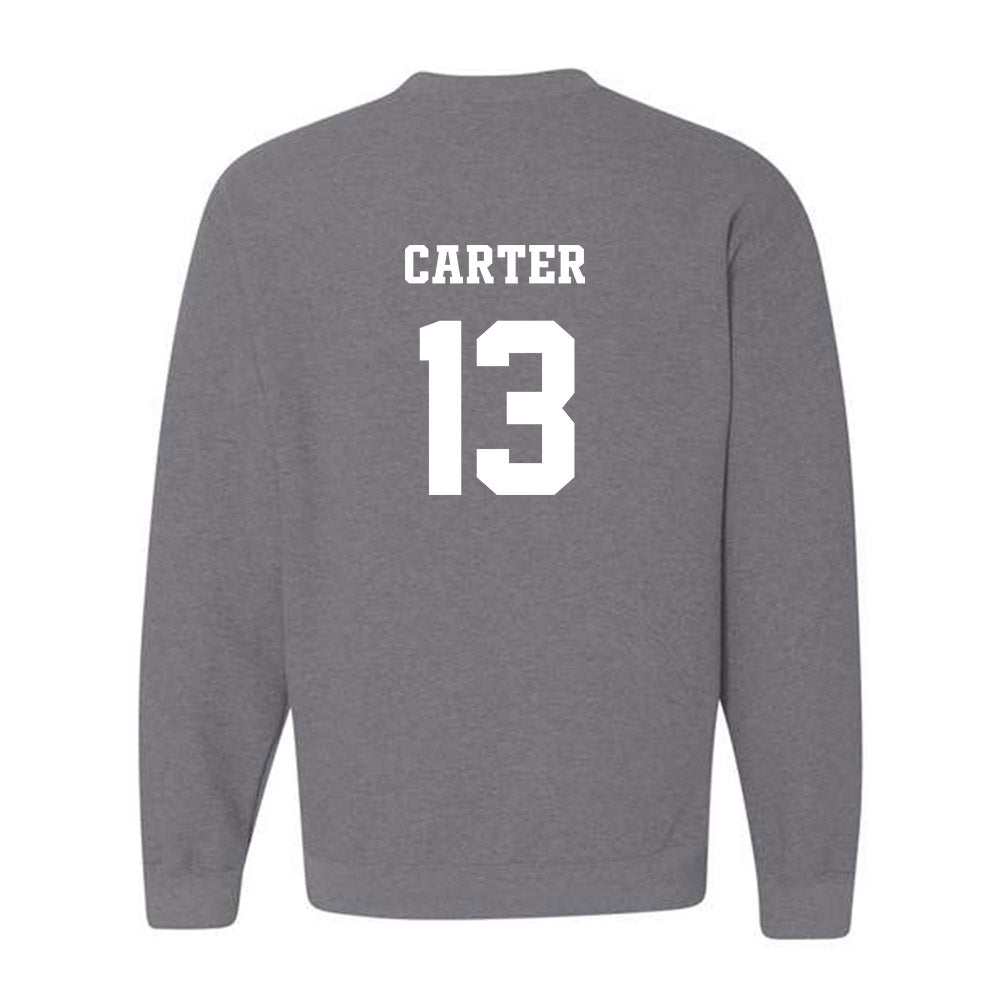 Butler - NCAA Baseball : Xavier Carter - Crewneck Sweatshirt Classic Fashion Shersey