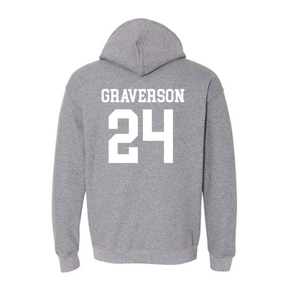 Butler - NCAA Baseball : Cole Graverson - Hooded Sweatshirt Classic Shersey