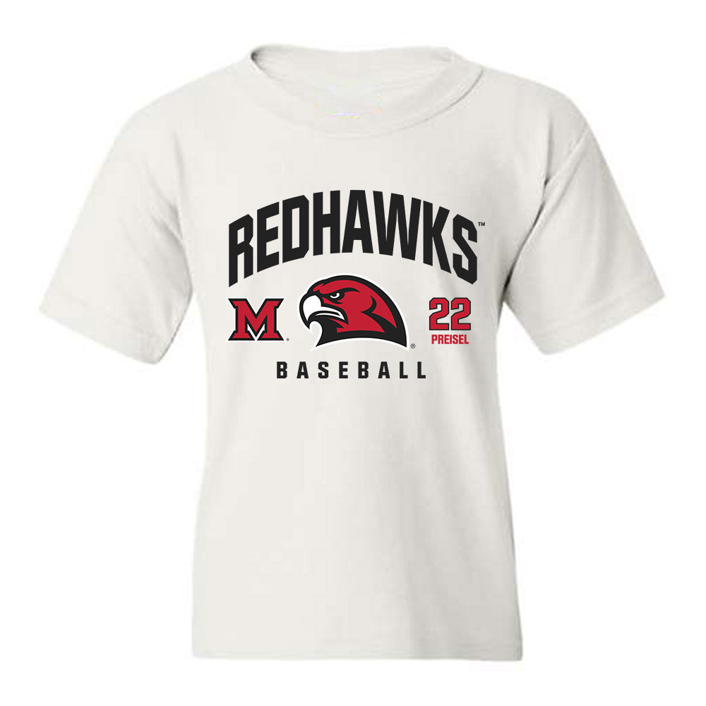 Miami of Ohio - NCAA Baseball : Connor Preisel - Youth T-Shirt Classic Fashion Shersey