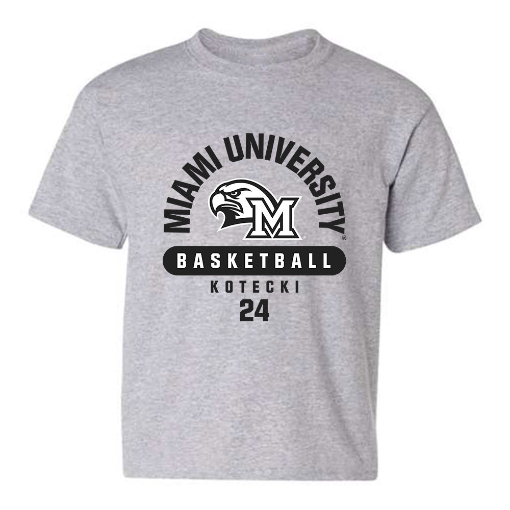 Miami of Ohio - NCAA Men's Basketball : Jackson Kotecki - Youth T-Shirt Classic Fashion Shersey