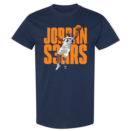 UT Martin - NCAA Men's Basketball : Jordan Sears - T-Shirt Individual Caricature