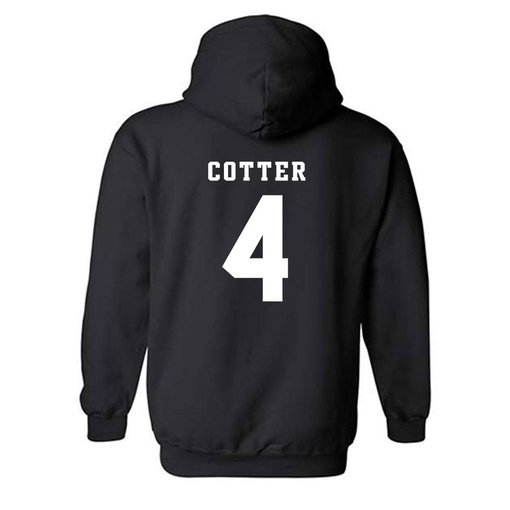 Campbell - NCAA Women's Basketball : Taylor Cotter - Hooded Sweatshirt Classic Shersey