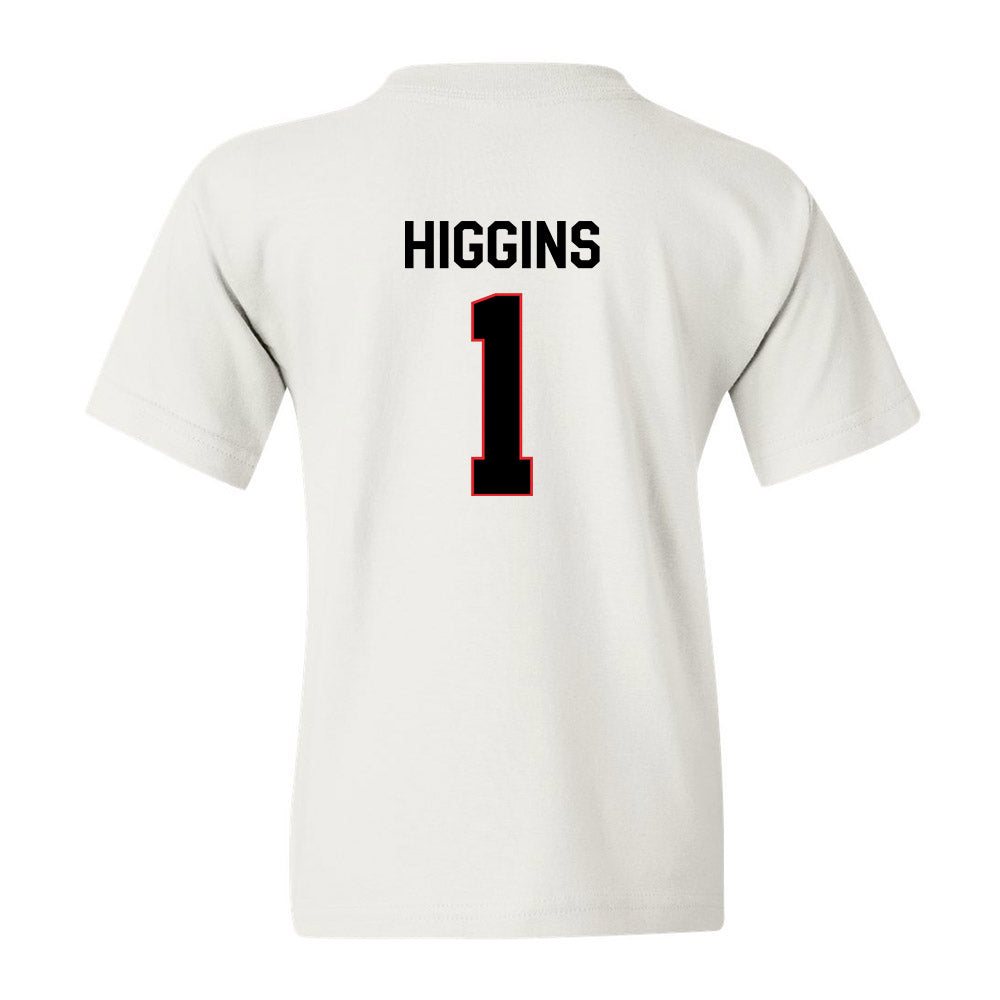 Davidson - NCAA Baseball : Justin Higgins - Youth T-Shirt Classic Fashion Shersey